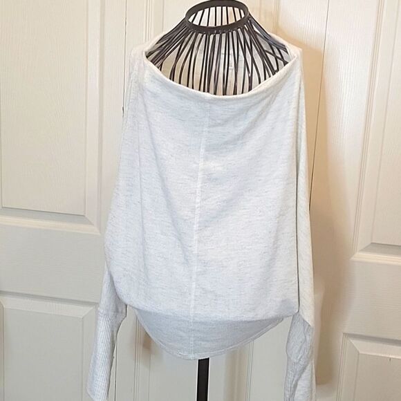 Anthropologie Oatmeal Draped Front Dolman Sleeved Pullover. Size XS - Picture 1 of 6